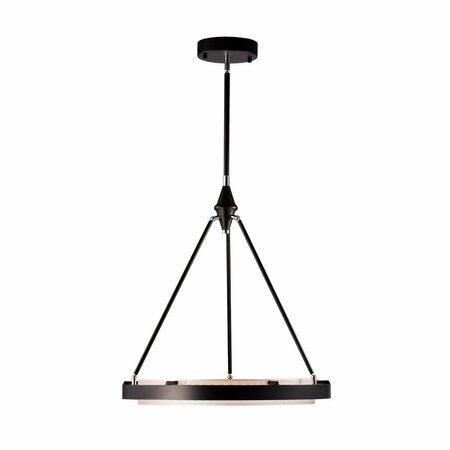 ALORA Duo Blacksilver Pendants PD302724CBss